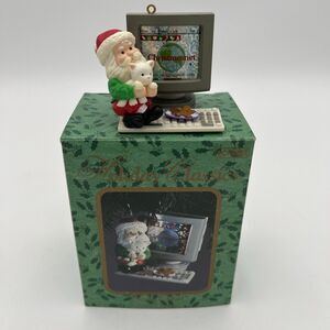 Christmas Tree Ornament Santa E-Mail Eckerd Holiday Classics NIB 1999